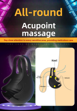 Anillo de bloqueo de semen, masturbador masculino, entrenador de testículos, funda para pene, productos para adultos, anillo vibrador de bloqueo de semen. 