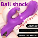 Rotating Bead Telescopic Vibrator for Women Strong Vibration Insertion Adult Toy Female Masturbation Sex Toy