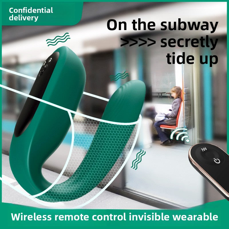 Female Vibrator Panties Wearable Vibrator U-Shaped Shared Outdoor Flirting Product Remote Control Vibrator