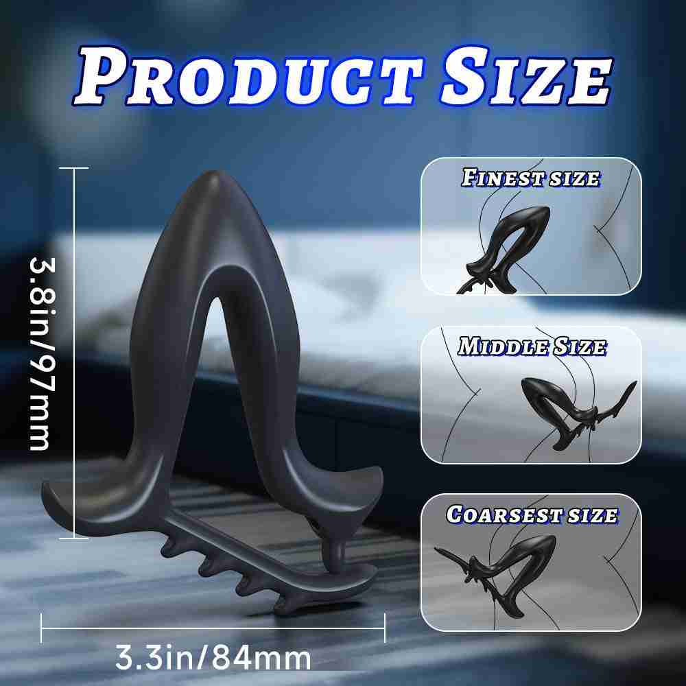 New Full Silicone Anal Expander Toy Adjustable Size Back Chamber Toy Electric Silicone Anal Plug Sex Toy