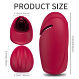 Automatic Vibrating Masturbator with Tongue Licking and Strong Shock for Men