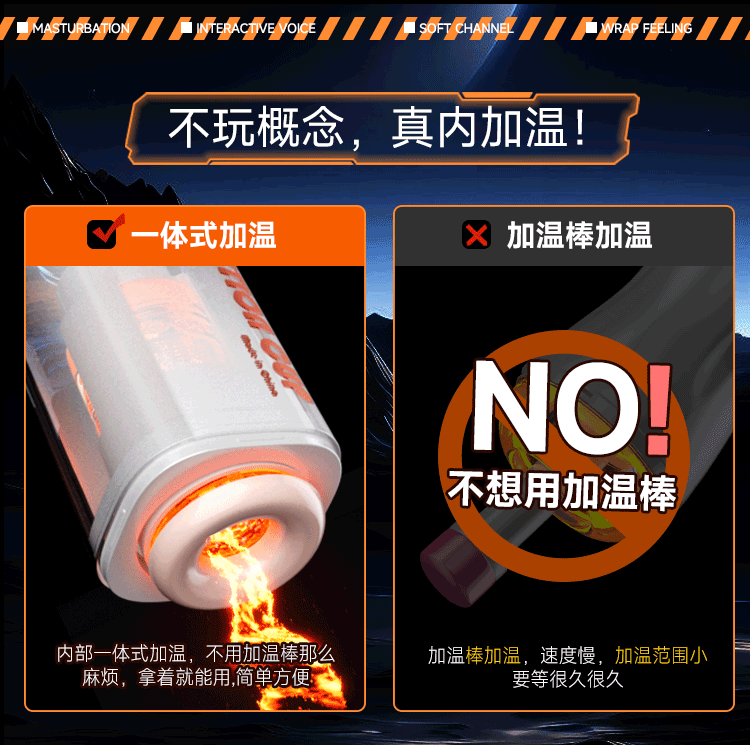 Adult Sex Products Electric Intelligent Fully Automatic Aircraft Cup Heating Telescopic Male Masturbation Artifact