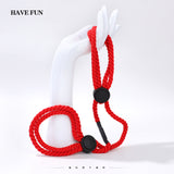 Adjustable Cotton Rope Handcuffs for Women, Wearable Props for Adults, Rope Art Hand and Foot Cuffs