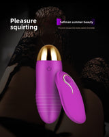 Vibrador inalámbrico femenino con control remoto y masturbador femenino silencioso 