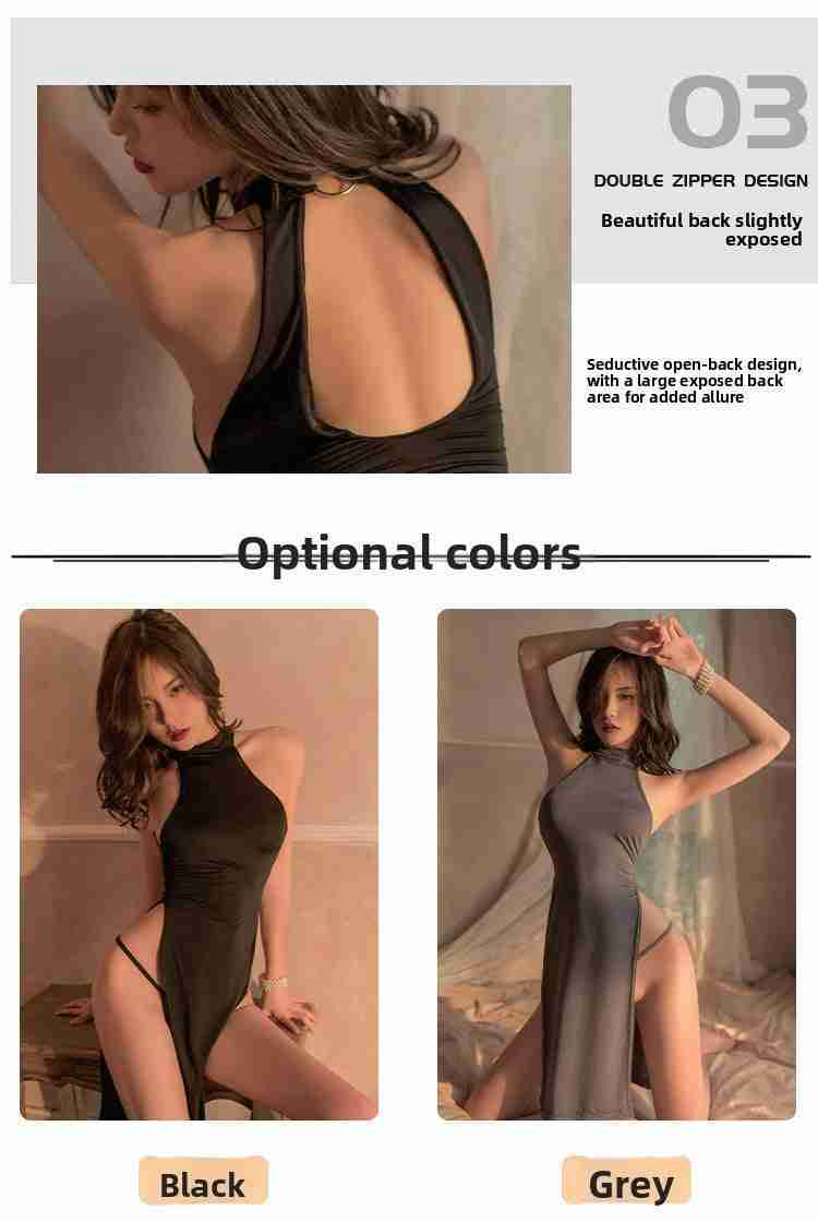 Sexy Lingerie Temptation Hot Passion Products Pajama Set Pure Desire Bedside Female Sensual Flirting Uniform Open Crotch SM
