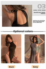 Sexy Lingerie Temptation Hot Passion Products Pajama Set Pure Desire Bedside Female Sensual Flirting Uniform Open Crotch SM