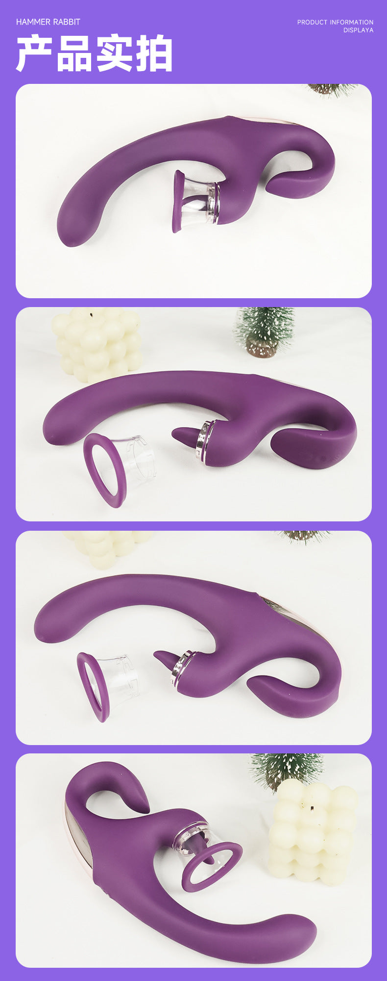 Hot-Selling Sucking Tongue Licking Vibrator for Women Strong Vibration Multi-Functional Female Masturbator Adult Sex Toy Masturbation Stick