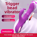 Tongue Licking Telescopic Vibrator Female Strong Vibration Female Masturbator Adult Toy Massage Stick Female Masturbator