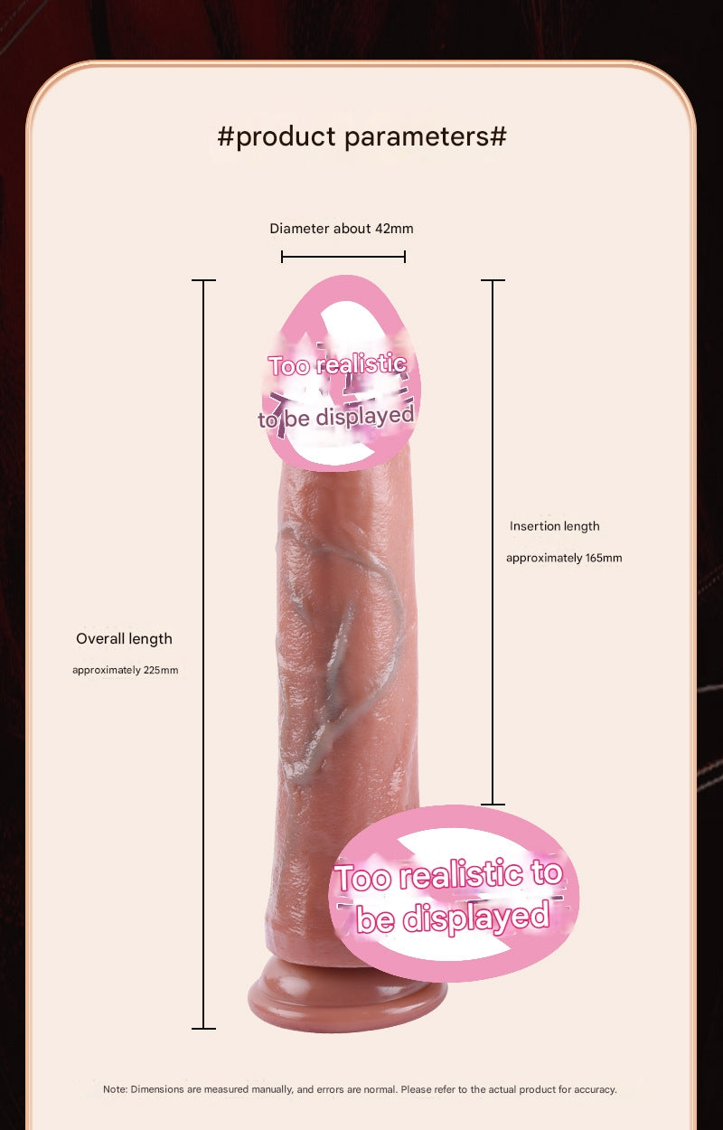 Custom Realistic Soft Flesh Electric Telescopic Female Masturbator Dildo Vibrator Adult Sex Toys