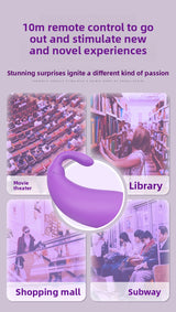 Remote Control Vibrator Egg Full Coverage Wearable Vibrator for Women Dual Point