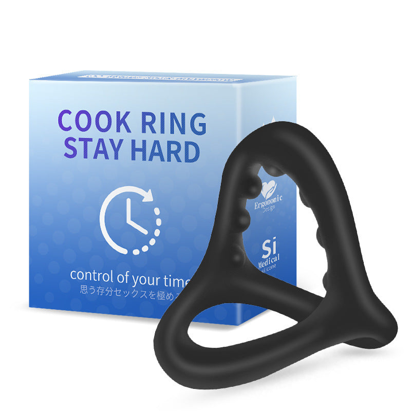 Shark Head Semen Locking Ring Liquid Silicone Male Wearable Prepuce Ring Resistant Ring Physical Delay Adult Products