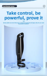 Anillo vibrador doble para bloqueo de semen, juguetes sexuales de resonancia, masturbador unisex, anillo doble para bloqueo de semen. 