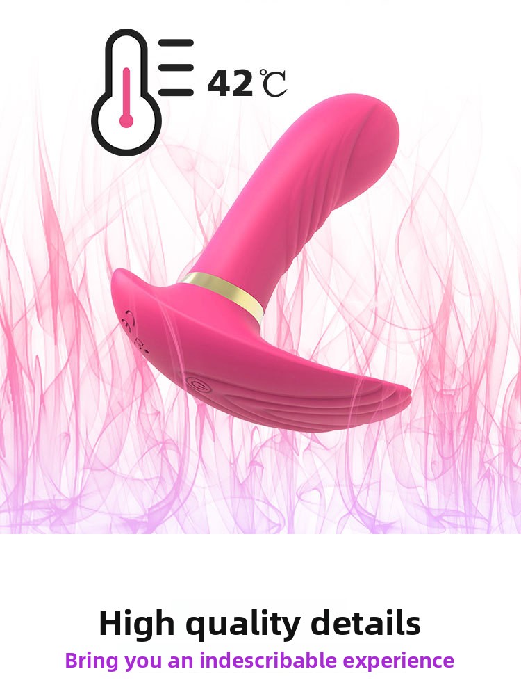 Wireless Remote Control Female Wearable Vibrator Dildo G-Spot Masturbator Constant Temperature Heating Adult Sex Toy