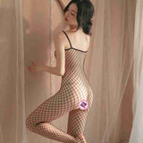 Ai Ruru Sexy Lingerie Strapless Open Crotch Bodystocking Temptation Transparent Passion Fishnet Stockings Netwear No. 1
