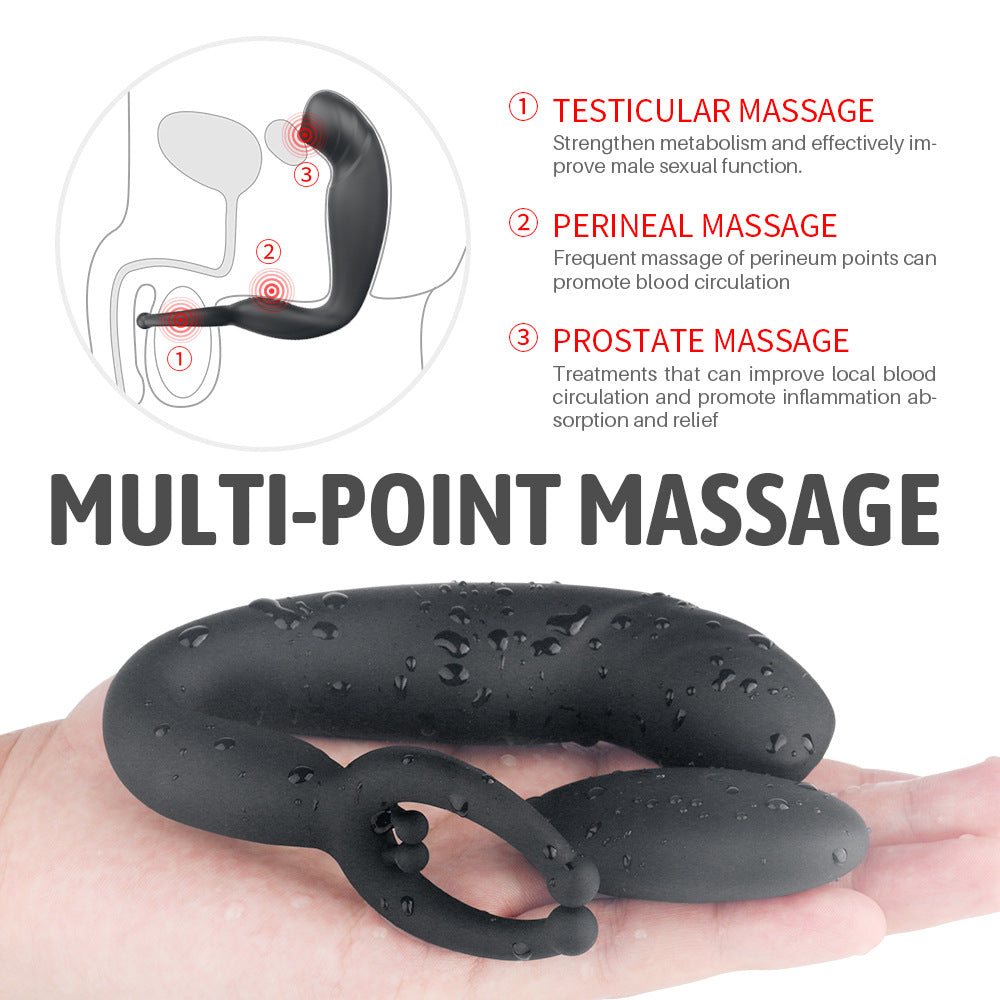 Damon Remote Control Sliding Prostate Massager for Men, Back Chamber Clitoris Stimulation P-spot Massage