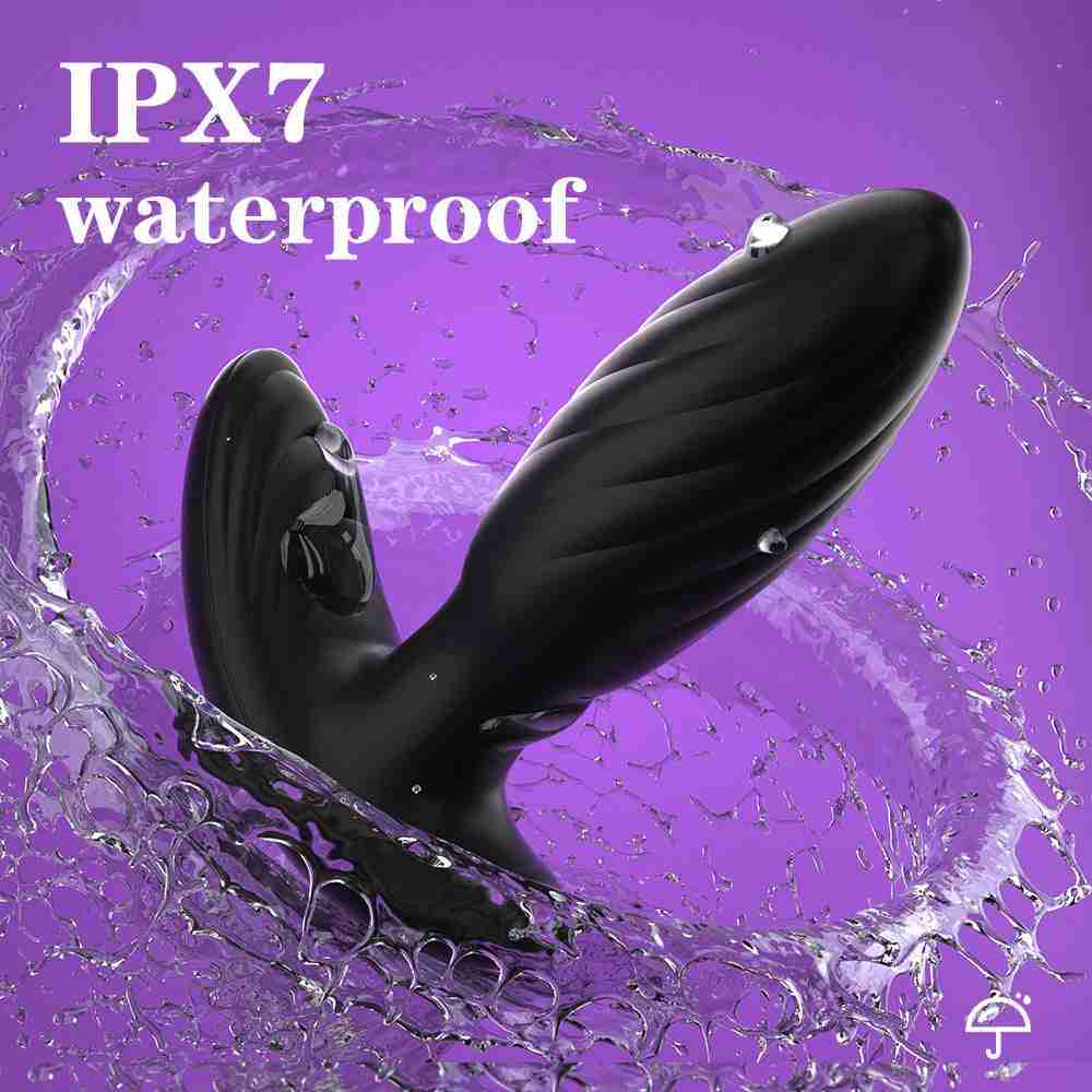 Recommended 360 Degree Rotating Silicone Anal Plug Toy Sex Products Back Court Female Toy Vibrating Anal Plug