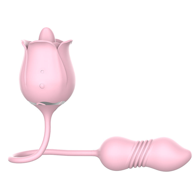 Tongue Licking Telescopic Vibrator Sex Toy – Swing Motion Core