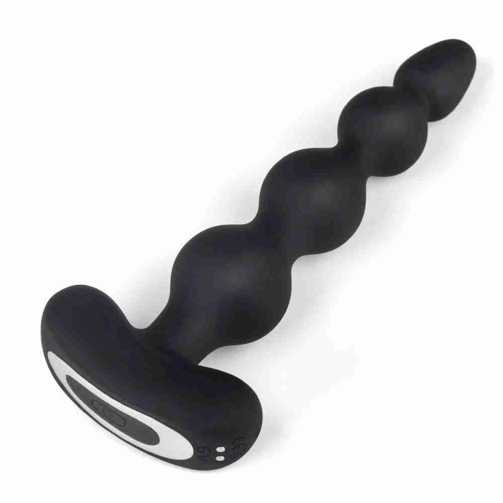 Tapón anal vibrador con control remoto, juguetes para adultos al aire libre, productos sexuales, tapones anales, cuentas anales 