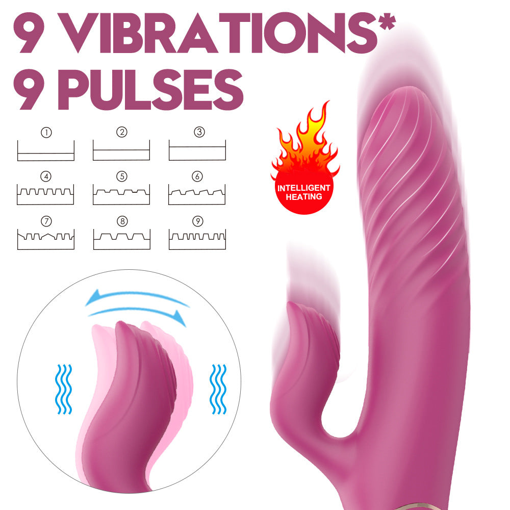 Heating Pulse Vibrator Sex Toy – Full Automatic Shock Engine
