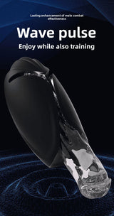 Automatic Vibrating Masturbator with Tongue Licking and Strong Shock for Men