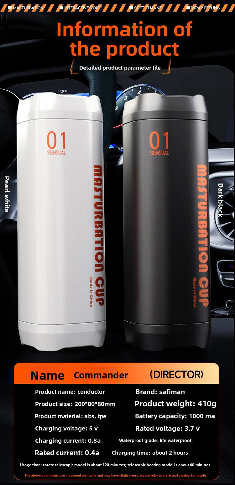 Adult Products Fully Automatic Intelligent Aircraft Cup Heating Telescopic Rotating Male Masturbation Artifact Sex Toy Factory