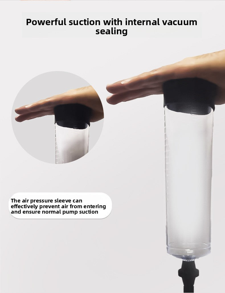 Penis Enlargement Training Device Vacuum Negative Pressure Penis Stretching Enhancer Adult Toys Male Products Airplane Cup