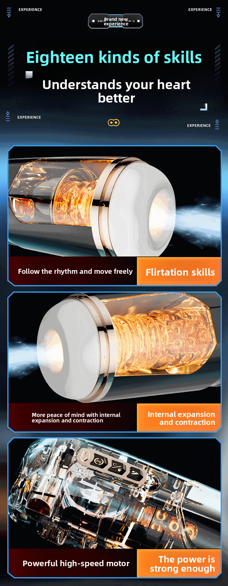 Fully Automatic Telescopic Aircraft Cup Electric Heating Male Masturbation Penis Trainer Adult Sex Toys