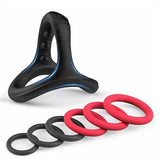 Shark Head Semen Locking Ring Liquid Silicone Male Wearable Prepuce Ring Resistant Ring Physical Delay Adult Products