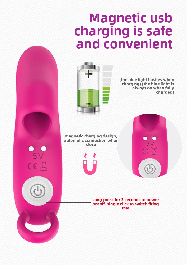 G-Spot Vibrating Finger Sleeve Sex Toy – Precision Touch Control