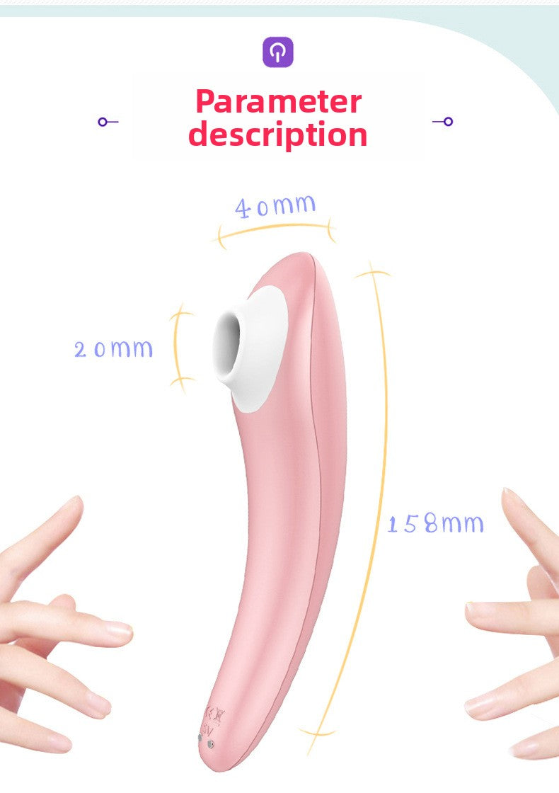 Sucking Device Sonic Oral Sex Non-penetrating Breast Suction Device Clitoral Massage Product 10 Frequency Breast Massager