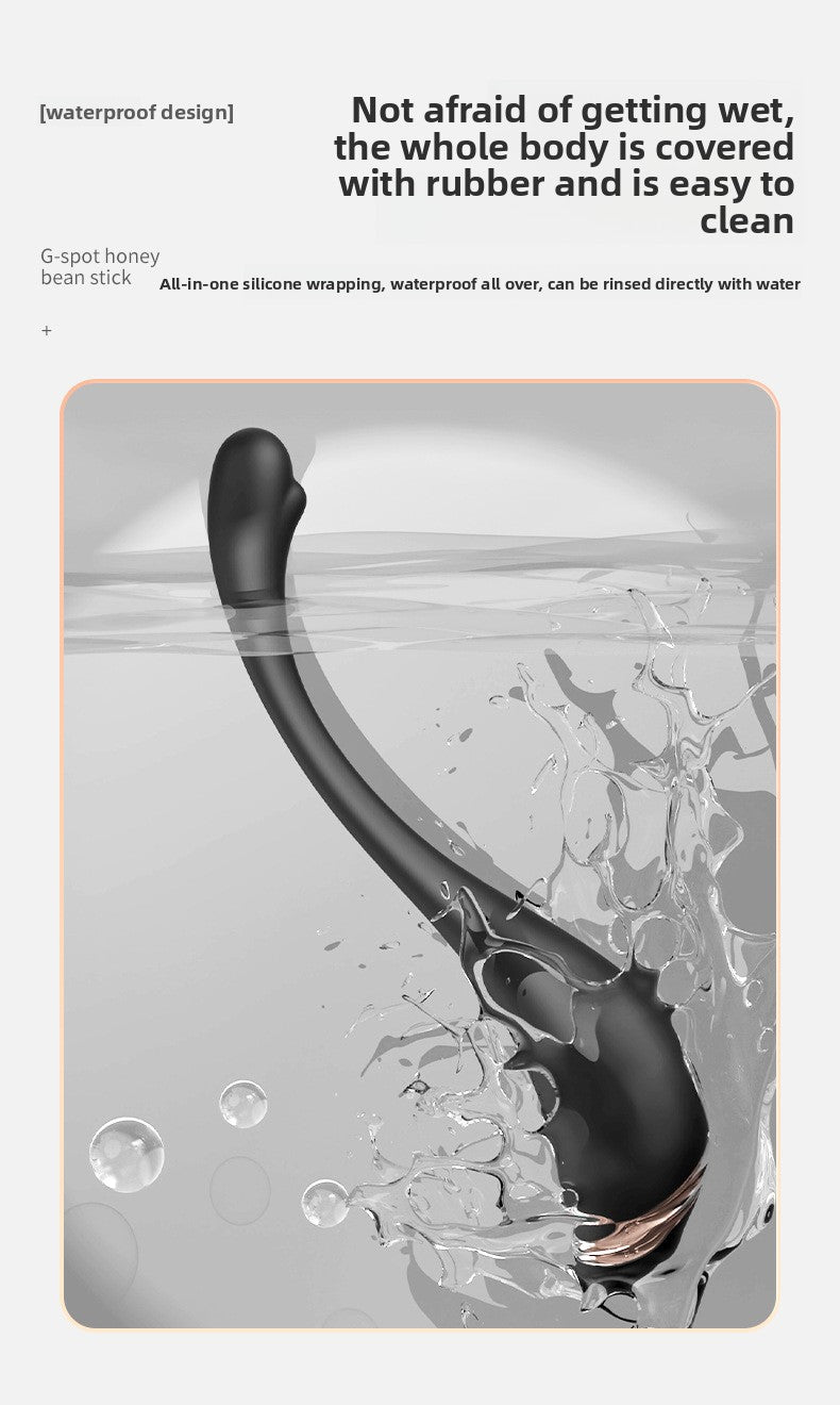 Mini vibrador de punto G para mujer, juguete sexual curvo fijo con vibración fuerte, masturbador femenino. 