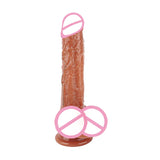 Liquid Silicone Realistic Dildo Adult Sex Toys for Women Vibrating Telescopic Masturbator Dildo Thrusting Wand