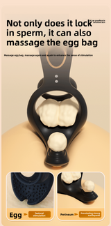 Double Ring Lock Semen Ring Vibration Couple Resonance Male Wearable Masturbator Clitoral Stimulation Adult Sex Toys