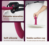 Dildo Suction Cup Vibrator Wearable Sex Toy for Women Masturbator