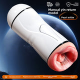 Telescopic Electric Aircraft Cup Fully Automatic Penis Trainer Adult Supplies Male Masturbator