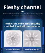 Entrenador de pene eléctrico totalmente automático Airplane Cup, suministros para hombres adultos. 