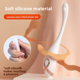 Mini vibrador de punto G para mujer, juguete sexual curvo fijo con vibración fuerte, masturbador femenino. 