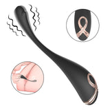 Mini vibrador de punto G para mujer, juguete sexual curvo fijo con vibración fuerte, masturbador femenino. 