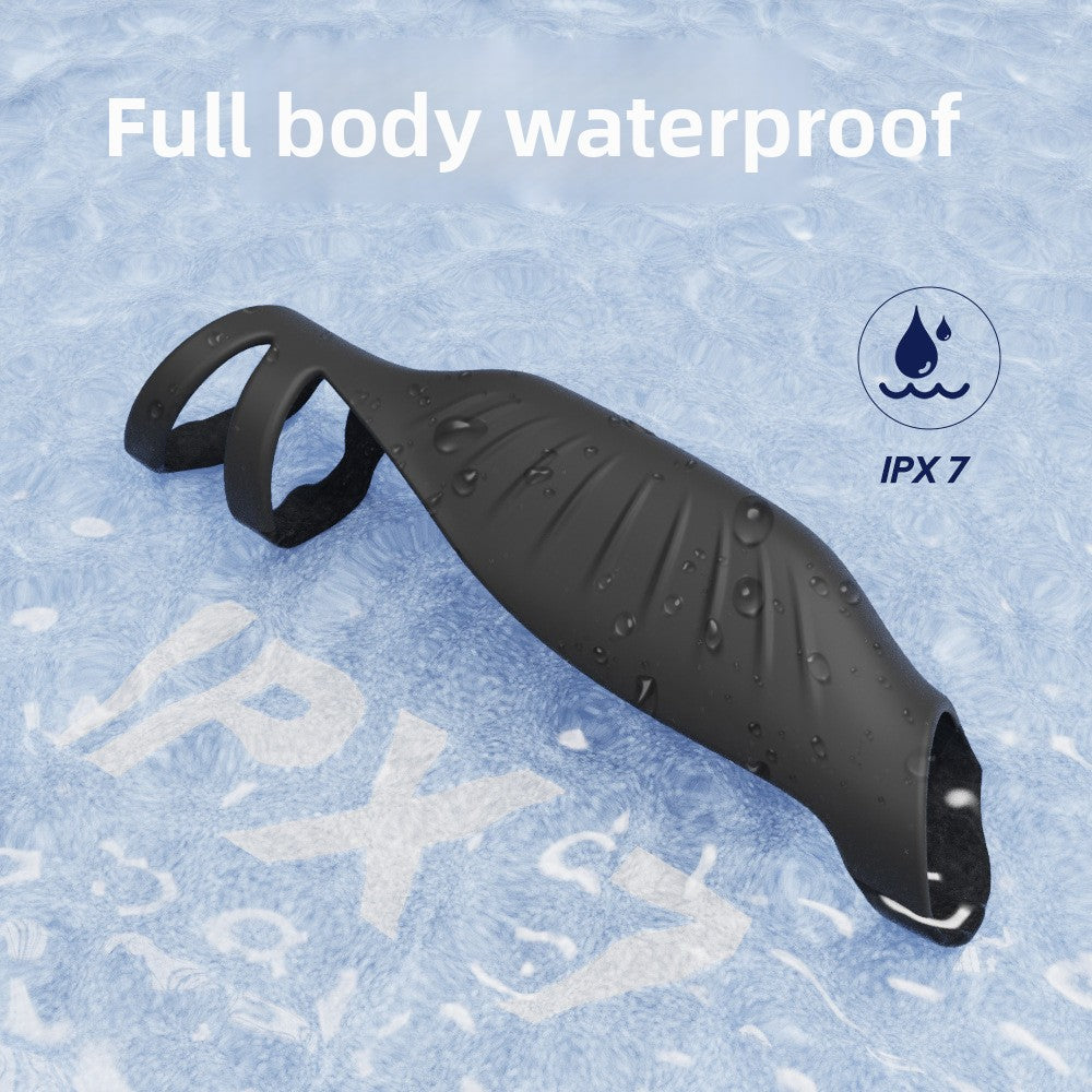 Anillo vibrador doble para bloqueo de semen, juguetes sexuales de resonancia, masturbador unisex, anillo doble para bloqueo de semen. 