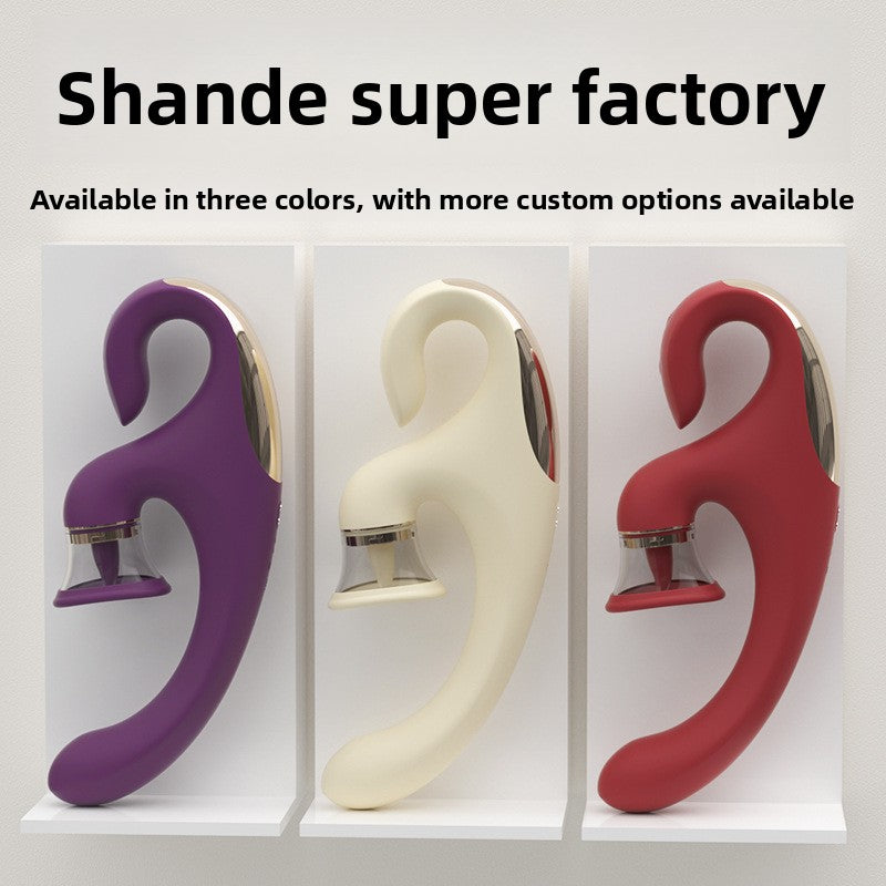 Hot-Selling Sucking Tongue Licking Vibrator for Women Strong Vibration Multi-Functional Female Masturbator Adult Sex Toy Masturbation Stick