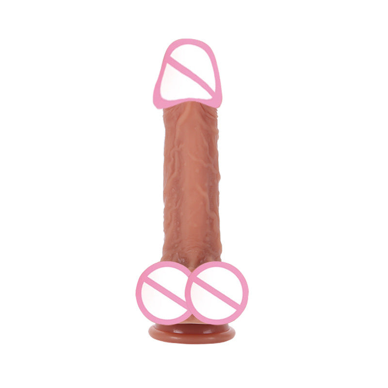 Consolador realista de silicona, superventas, eléctrico, telescópico, masturbador femenino, pene falso, juguetes sexuales.