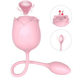 Sucking Double Vibrator Eternal Flower Vibrator Female Masturbator Breast Suction Teasing Vibrating Vibrator