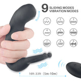 Damon Remote Control Sliding Prostate Massager for Men, Back Chamber Clitoris Stimulation P-spot Massage