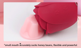 Sucking Double Vibrator Eternal Flower Vibrator Female Masturbator Breast Suction Teasing Vibrating Vibrator