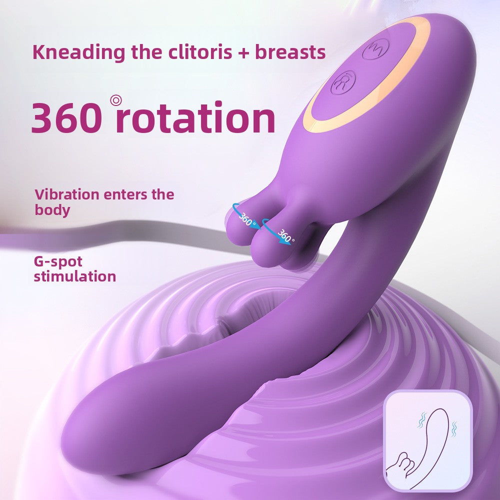 Kneading Vibrator Insertable Telescopic Female Masturbator Adult Toy Sex Product Vibrator for Women Strong Vibration