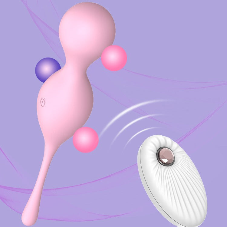 Vibrador invisible portátil con bola retráctil para mujer, masturbador inalámbrico con control remoto para coquetear, juguetes sexuales para adultos. 