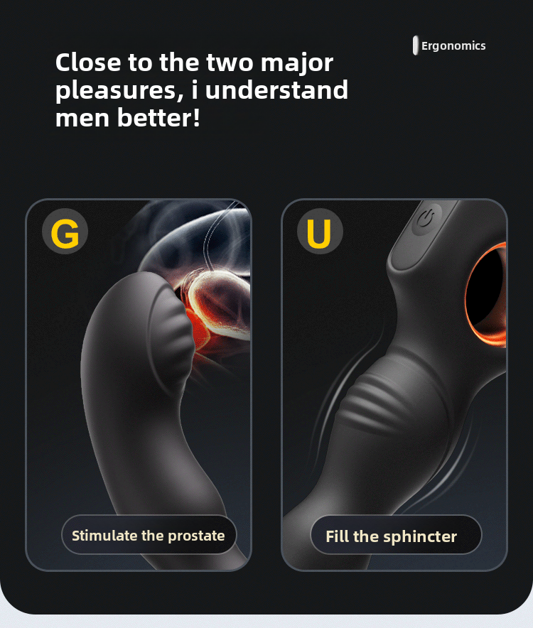 Adult Sex Toys Prostate Massager Anal Plug Male Anal Masturbator Vibrating Toy