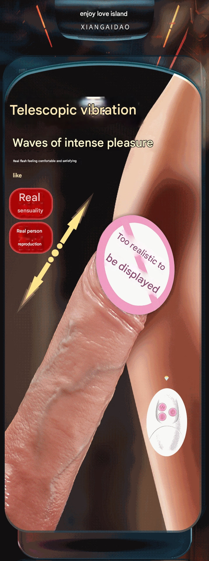 Adult Sex Toys for Women Automatic Thrusting Realistic Dildo Masturbator Electric Dildo