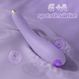 Flexible Eggplant Vibrator Sex Toy – Bendable Insert Design