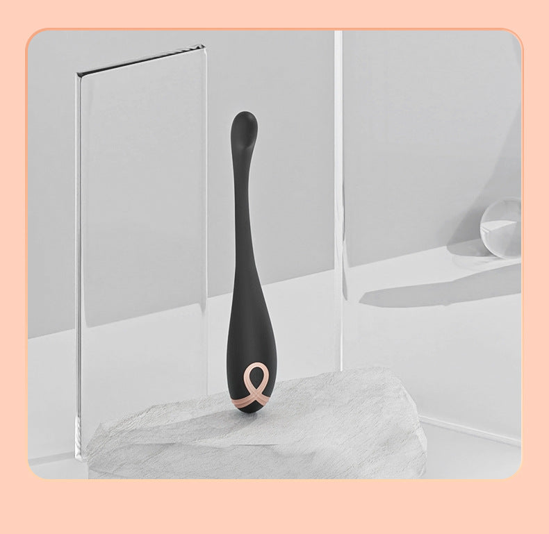 Mini vibrador de punto G para mujer, juguete sexual curvo fijo con vibración fuerte, masturbador femenino. 
